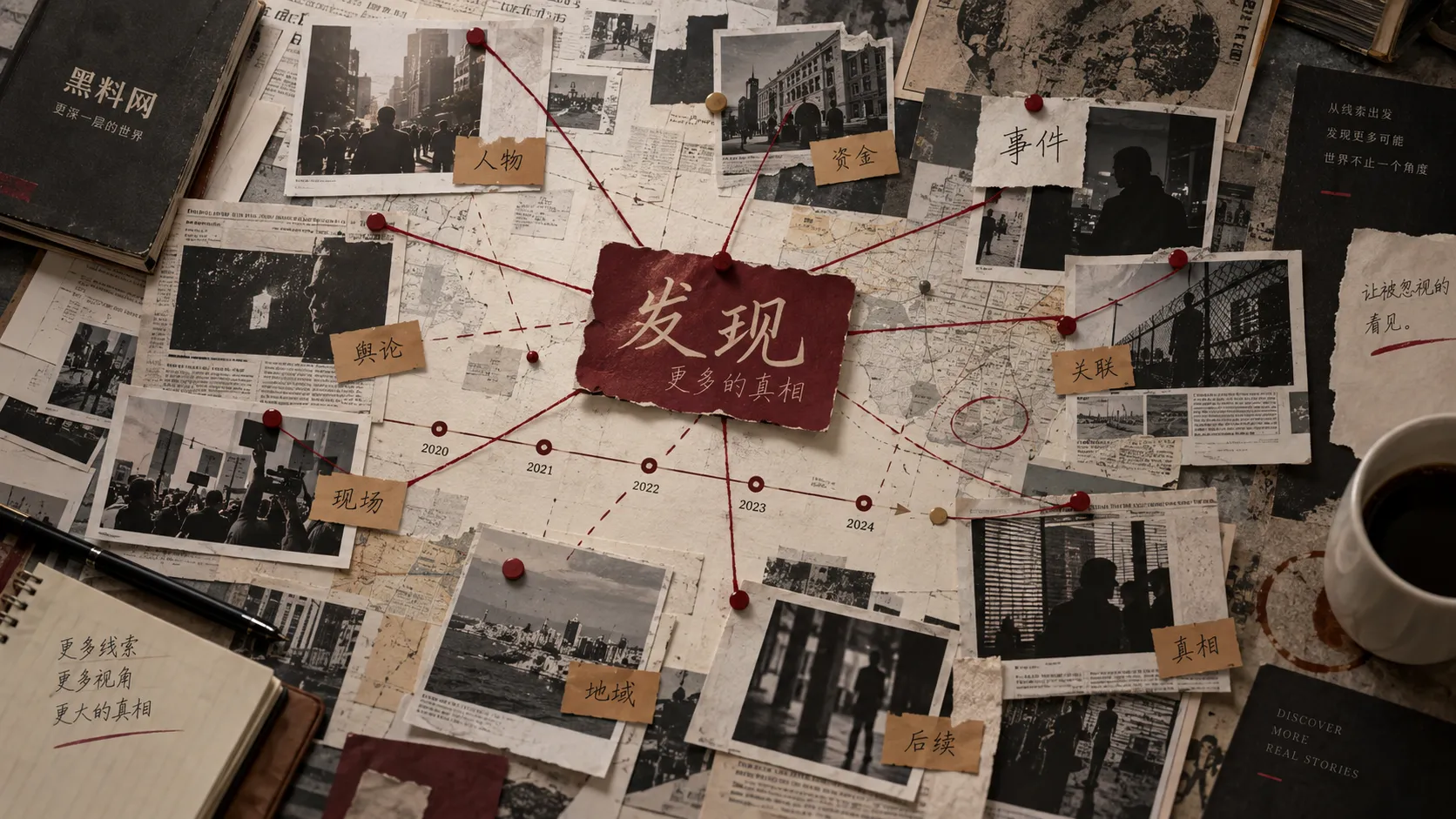 网络内容传播路径与来源追踪示意